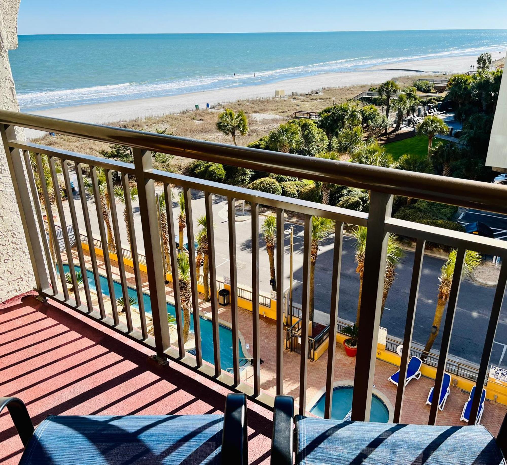 Azure Bliss Oceanfront Condo Sleeps 6 Myrtle Beach Exteriör bild