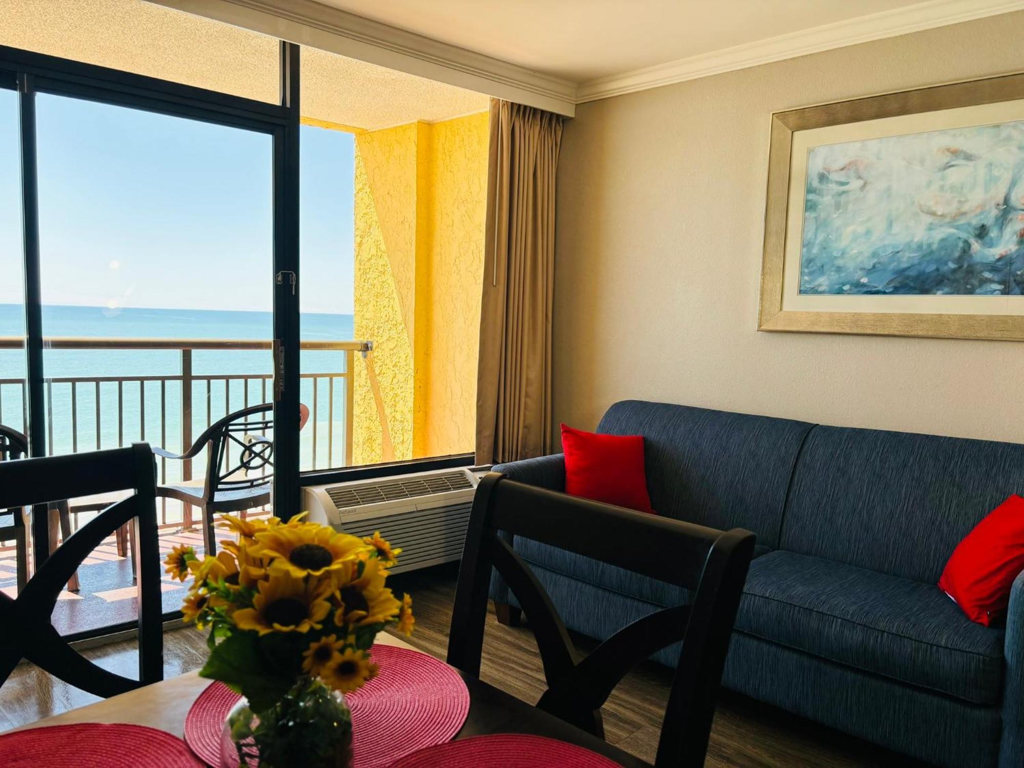 Azure Bliss Oceanfront Condo Sleeps 6 Myrtle Beach Exteriör bild